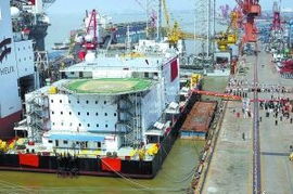 中国造生活工作驳船交付比利时